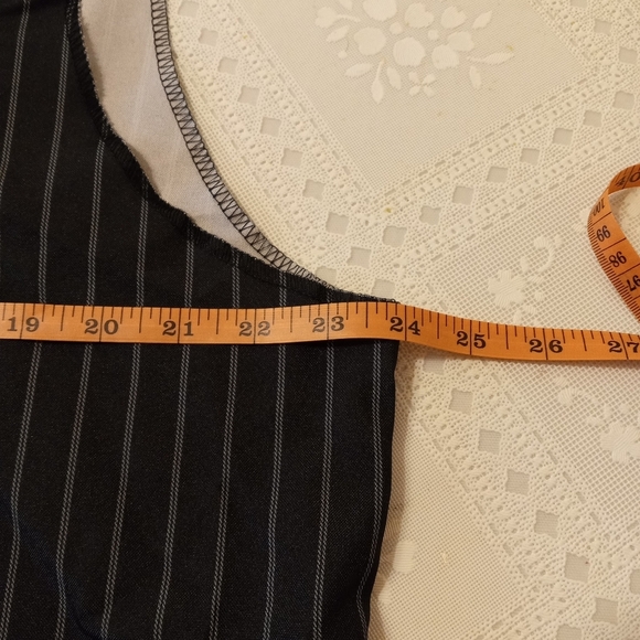 🆕 Adult Roaring 20's Stripe Gangster Vest S/M 42" or 48" to choose from - Picture 8 of 9